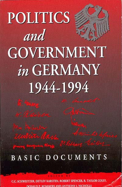 Politics and Government in Germany, 1944-1994